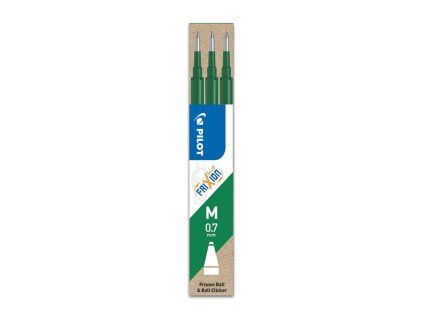 Náhradná náplň do gumovacieho rollera PILOT Frixion 0,7 mm zelená, 3 ks