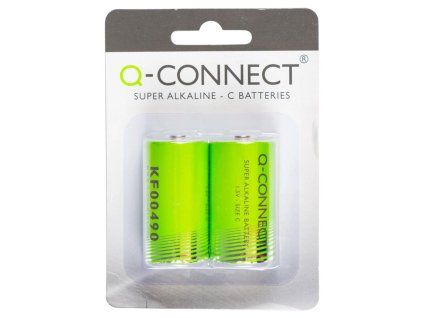 Batéria Q-CONNECT, LR14, C, malý monočlánok, 2 ks