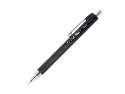 Mikroceruzka Q-CONNECT s kovovým mechanizmom 0,5 mm čierna