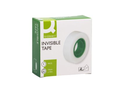 Lepiaca páska Q-CONNECT neviditeľná, popisovateľná, 19 mm x 33m