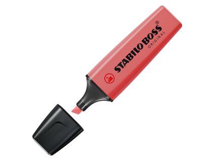 Zvýrazňovač STABILO BOSS ORIGINAL červený