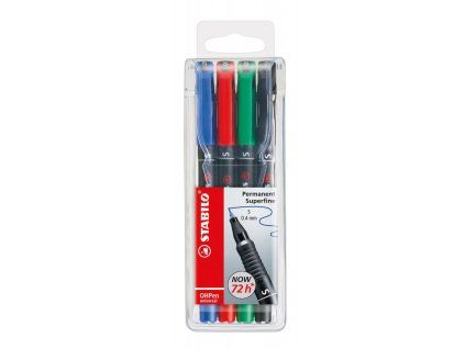 Sada popisovačov OHP STABILO universal S 841/4S