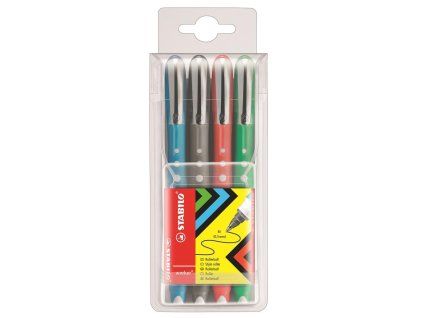 Sada rollerov STABILO worker colorful 4 ks