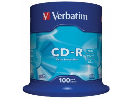 Verbatim CD-R 700 MB cake 100 ks