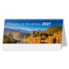 Stolový kalendár stĺpcový 30,1x15 cm - Obrázky zo Slovenska 2027