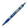 Popisovač obojstranný PILOT Twin Marker BeGreen 0,5 + 0,3 mm modrý