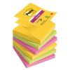 Samolepiace Z-bločky Post-it Super Sticky CARNIVAL, veľkosť 76x76 mm, 6 bločkov po 90 lístkov