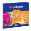 Verbatim DVD-R colour 4,7GB slimbox