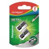 Strúhadlo KEYROAD Metal hliníkové, 2 ks, blister