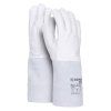 Rukavice ochranné celokoženné DONAU SAFETY zváracie TIG bielo-sivé veľ. 10/XL