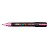 Popisovač uni POSCA PC-5M metalicky ružový