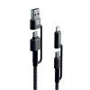Kábel USB Swissten KEVLAR 4in1