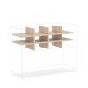 Priehradka do niky BASIC, otvorená, 96,2x35,3x32,7cm, agát svetlý