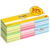 Samolepiace bločky v kocke Post-it,76 mm x 76 mm, 450 lístkov v bločku, 6 bločkov v balení