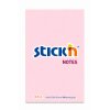 Samolepiaci bloček Stick’n Hopax 150x101 mm, 100 lístkov, pastelovo ružový