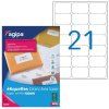 Etikety laser 63,5x38,1mm Agipa A4 100 hárkov
