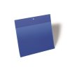 Magnetické vrecko na štítok 297 x 210 mm na šírku 10 ks modré